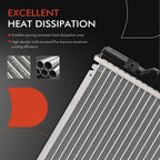 Radiator with Transmission Cooler for Honda Civic (1999–2000)