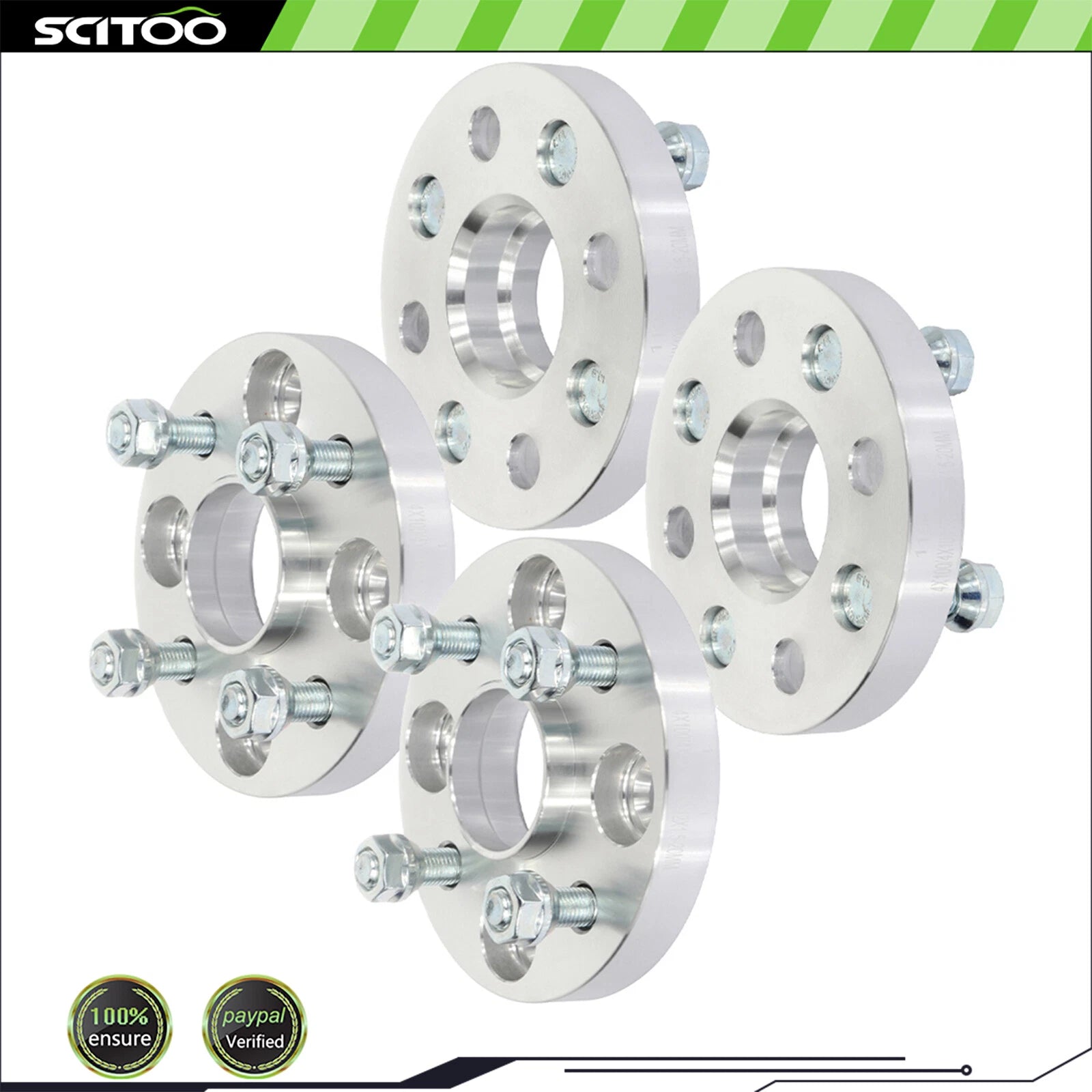 4X 20mm Wheel Spacers 12x1.5 for Toyota Corolla Yaris Mazda Miata Scion xB (2000–2023)