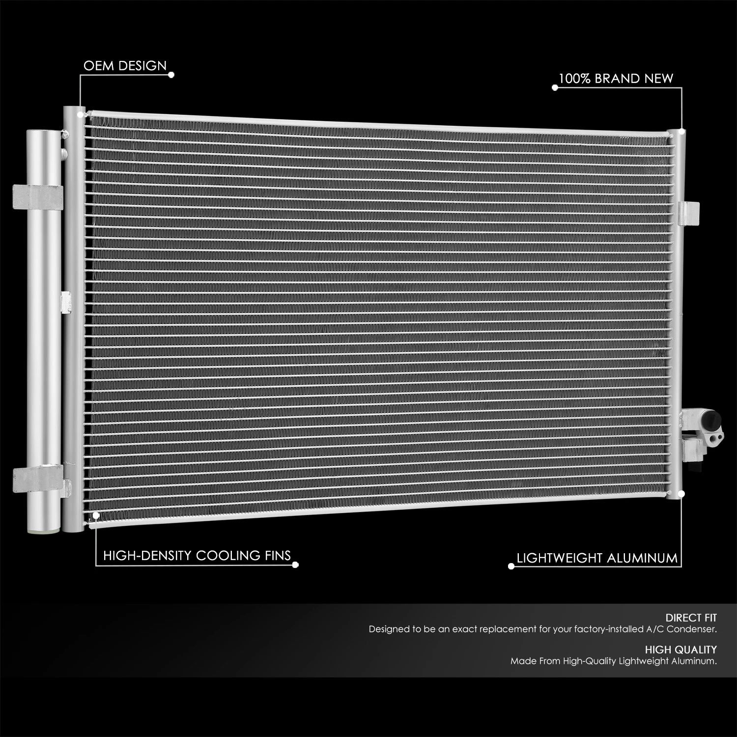 A/C Condenser for BMW 750i Alpina B7 B8 M5 M550i M760i M8 M850i (2016–2022)