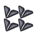 2 x Black Anti-Scratch Car Door Corner Protectors