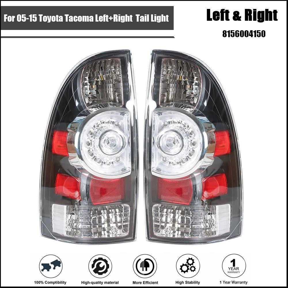 Set of 2 Tail Lights for Toyota Tacoma (2005–2015)