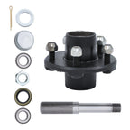1" Straight Spindle & Bearings Hub Assembly for 5-Bolt Vehicles 