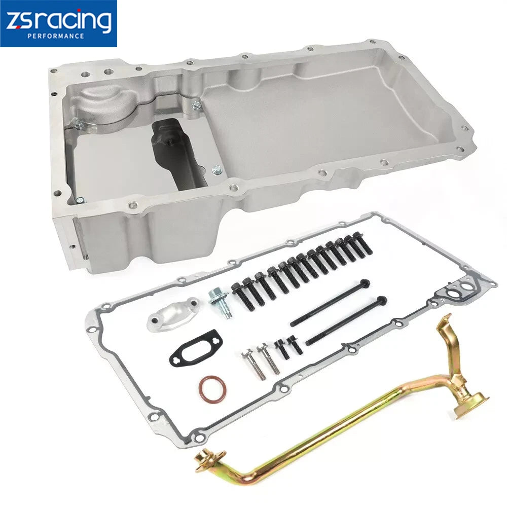 LS Swap Aluminum Oil Pan Retrofit Kit for LS1 LS2 LS3 4.8 5.3 6.0 (2000–2023)