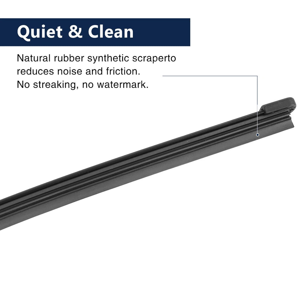 Set of 2 Rear Windshield Wiper Blade Arms 405mm for Volkswagen Caddy (2007–2019)