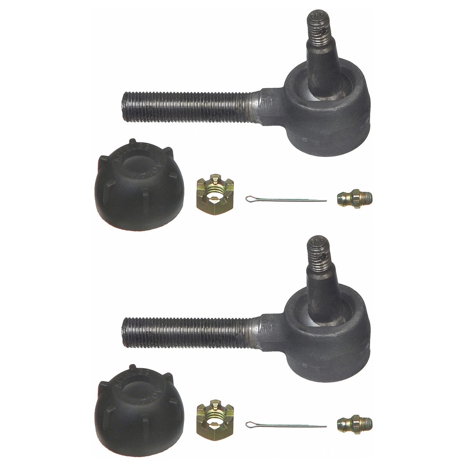 2X Moog Front Outer Steering Tie Rod End Kit for BMW 1500 2002 (1966–1976)
