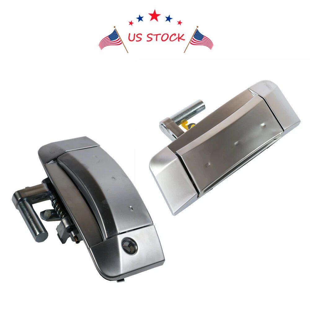 Silver Outside Door Handle Pair for Nissan 350Z (2003–2009)