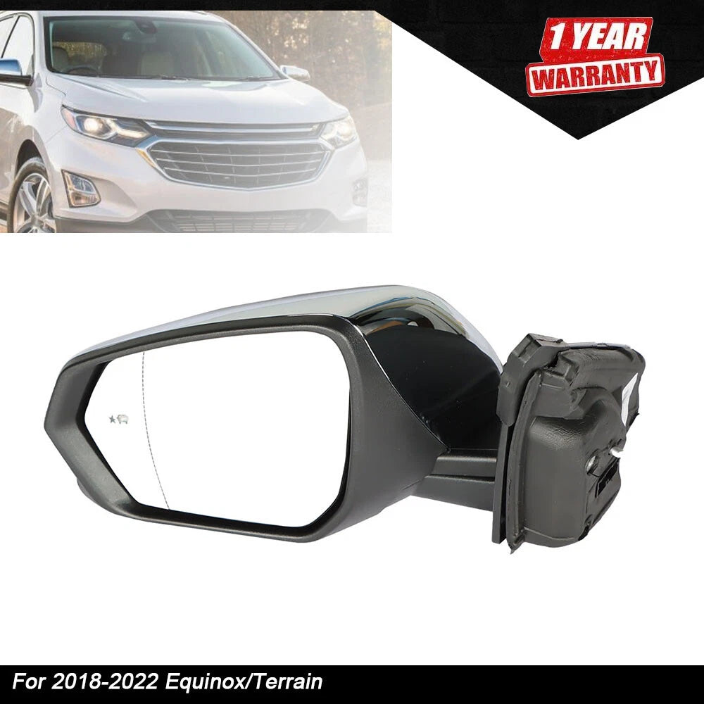 Driver Side Power Signal Blind Spot Mirror for Chevrolet Equinox (2018–2022)