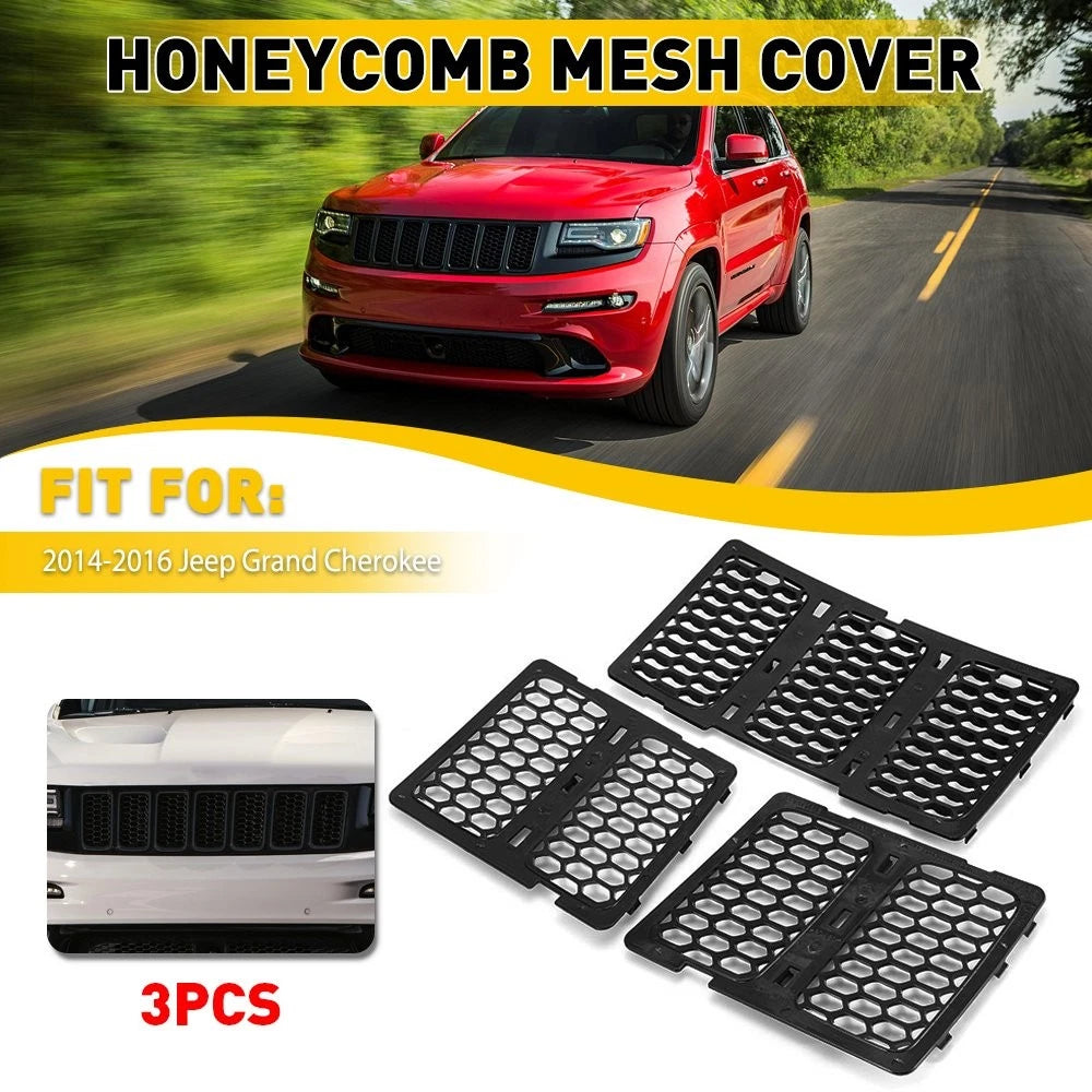 Mesh Black Grille Insert Kit for Jeep Grand Cherokee (2014–2016)