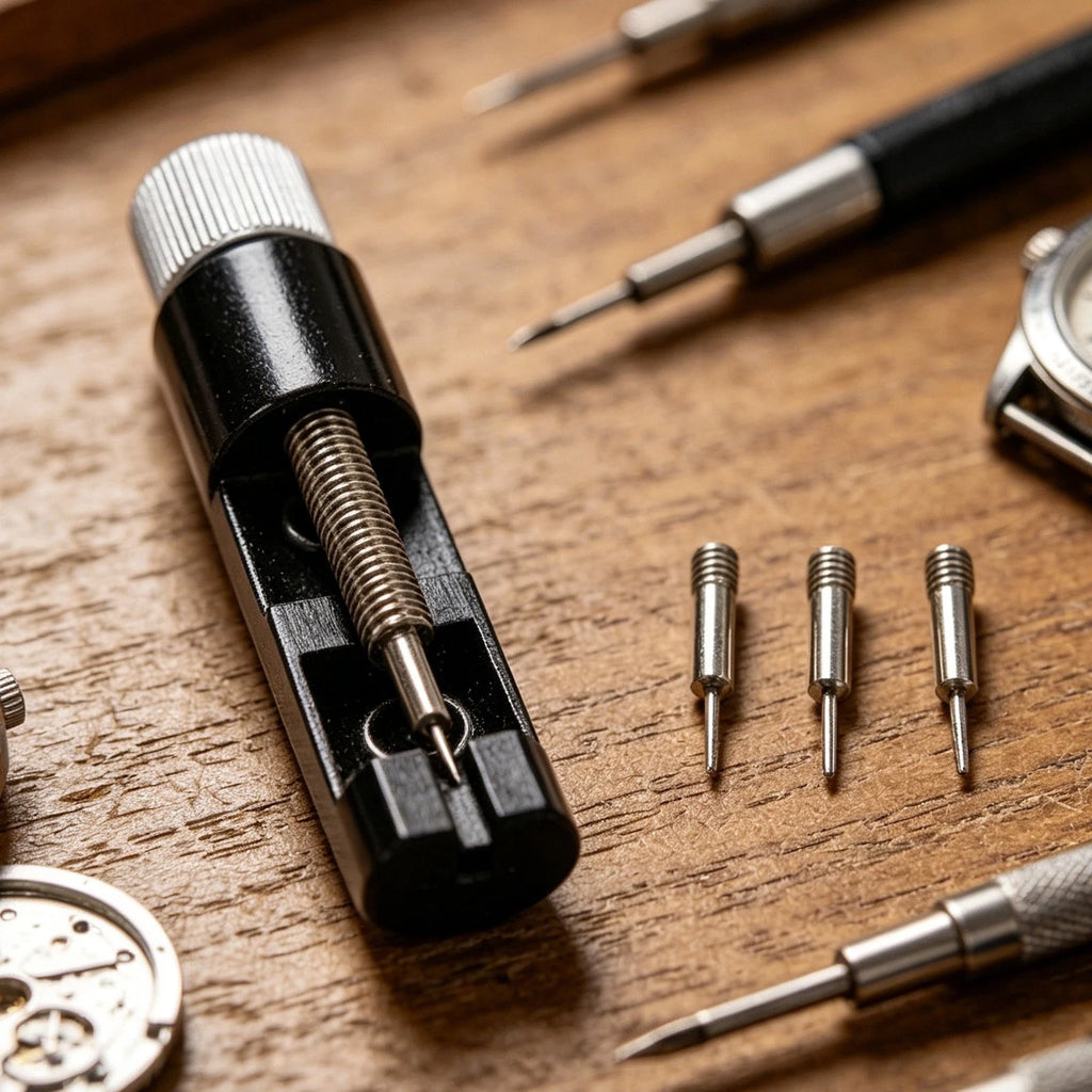 Metal Watch Strap Repair Tool Set with Link Pin Remover and Pins