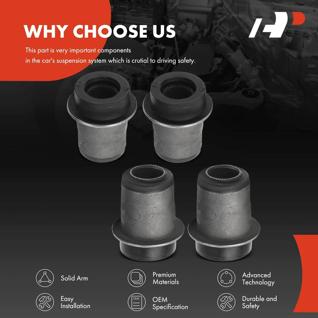 Set of 4 Front Upper Control Arm Bushings for Chevy Silverado 2500HD