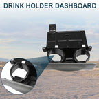 Cup Holder for Ford F-350 (1999–2001) Gray Instrument Panel Drink Holder