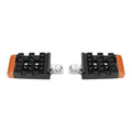 Black Footpegs for Harley Touring Electra Street Glide Sportster