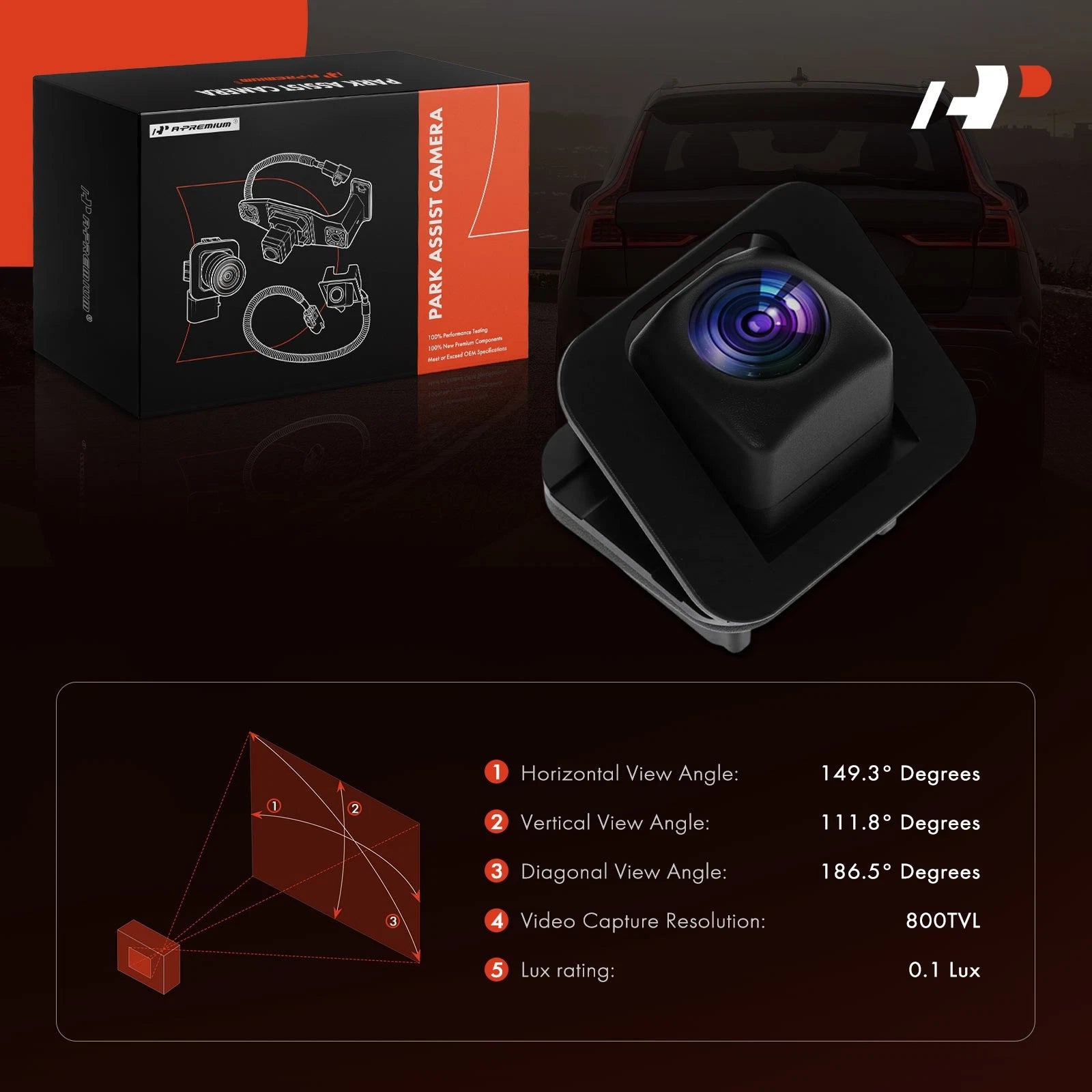 Rear View Backup Park Assist Camera for Honda Civic (2022)