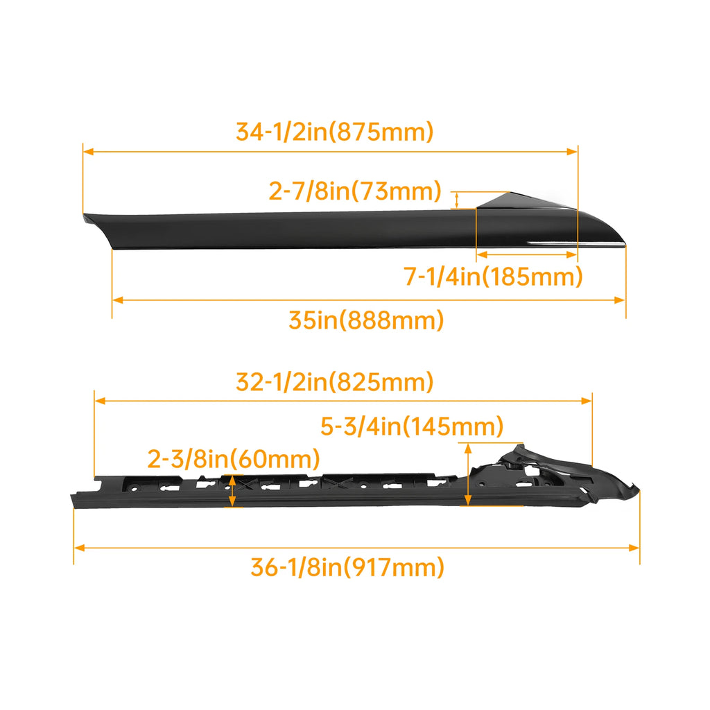 Left Side Windshield A-Pillar Molding Trim for Ford Explorer (2011–2019)