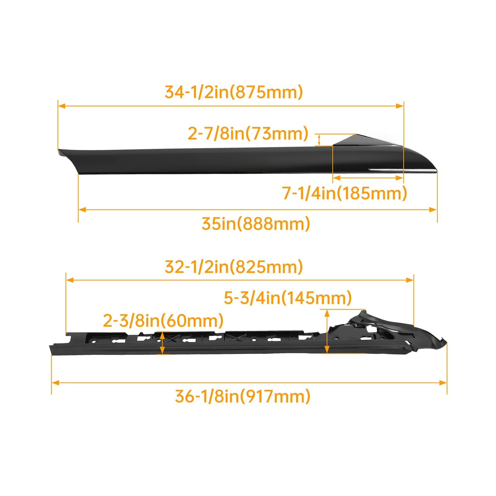 Left Side Windshield A-Pillar Molding Trim for Ford Explorer (2011–2019)
