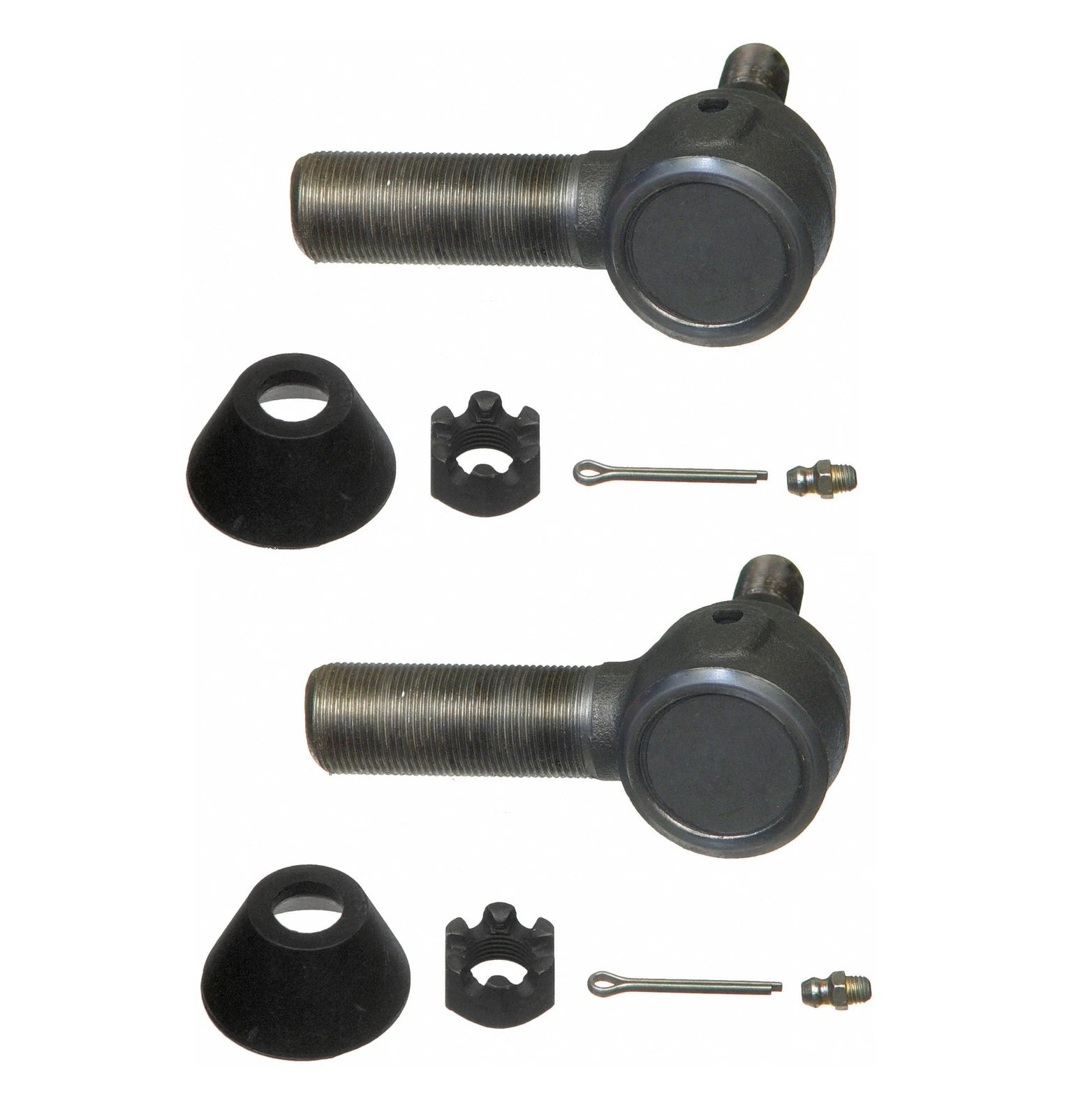 Set of 2 Outer Steering Tie Rod Ends Moog for Dodge W200 Pickup (1974)
