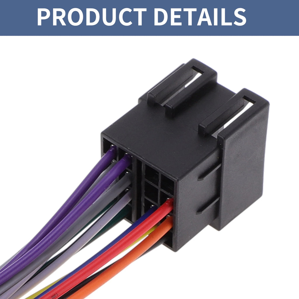 Set of 2 Car Stereo CD Player Wiring Harness 70-9401 for Chrysler Crossfire (2004–2007)