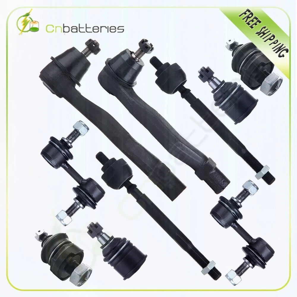 10pc Front Suspension Kit: Ball Joints, Tie Rods, Sway Bar for Honda CR-V (1997–2001)