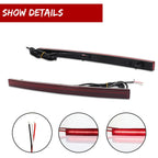 2Pcs Red LED Tail Light Reflector for Chevrolet Corvette C7 (2014–2019)