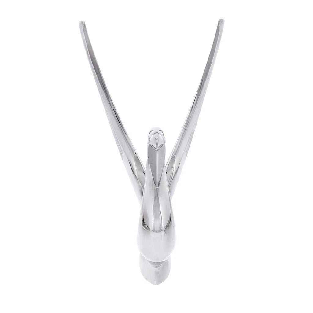 Chrome Swan Hood Ornament Replacement for Peterbilt Kenworth Freightliner (—)