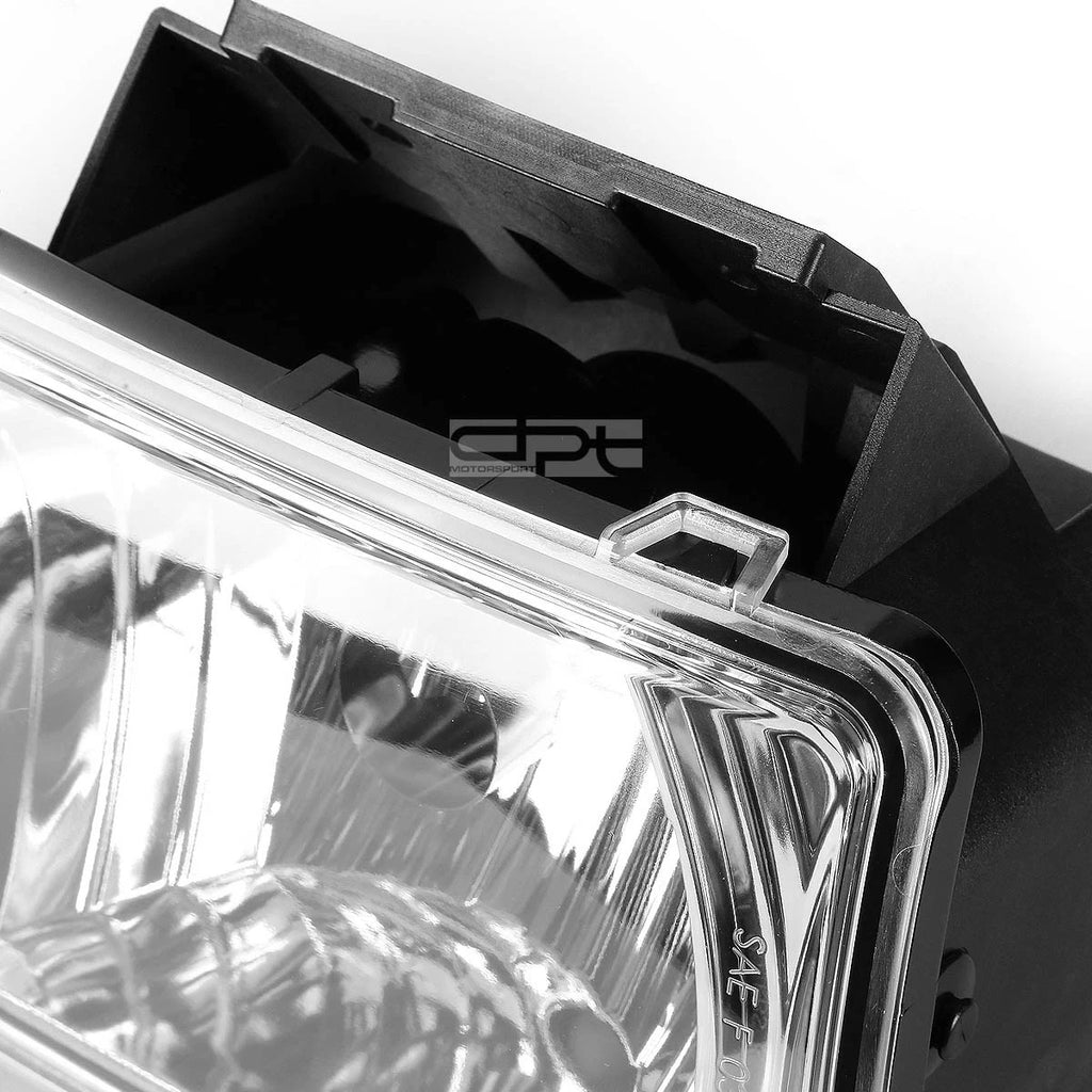 Set of 2 Fog Light Lamps for Chevy Colorado GMC Canyon Isuzu I-290 I-370 (2004–2012) Chrome