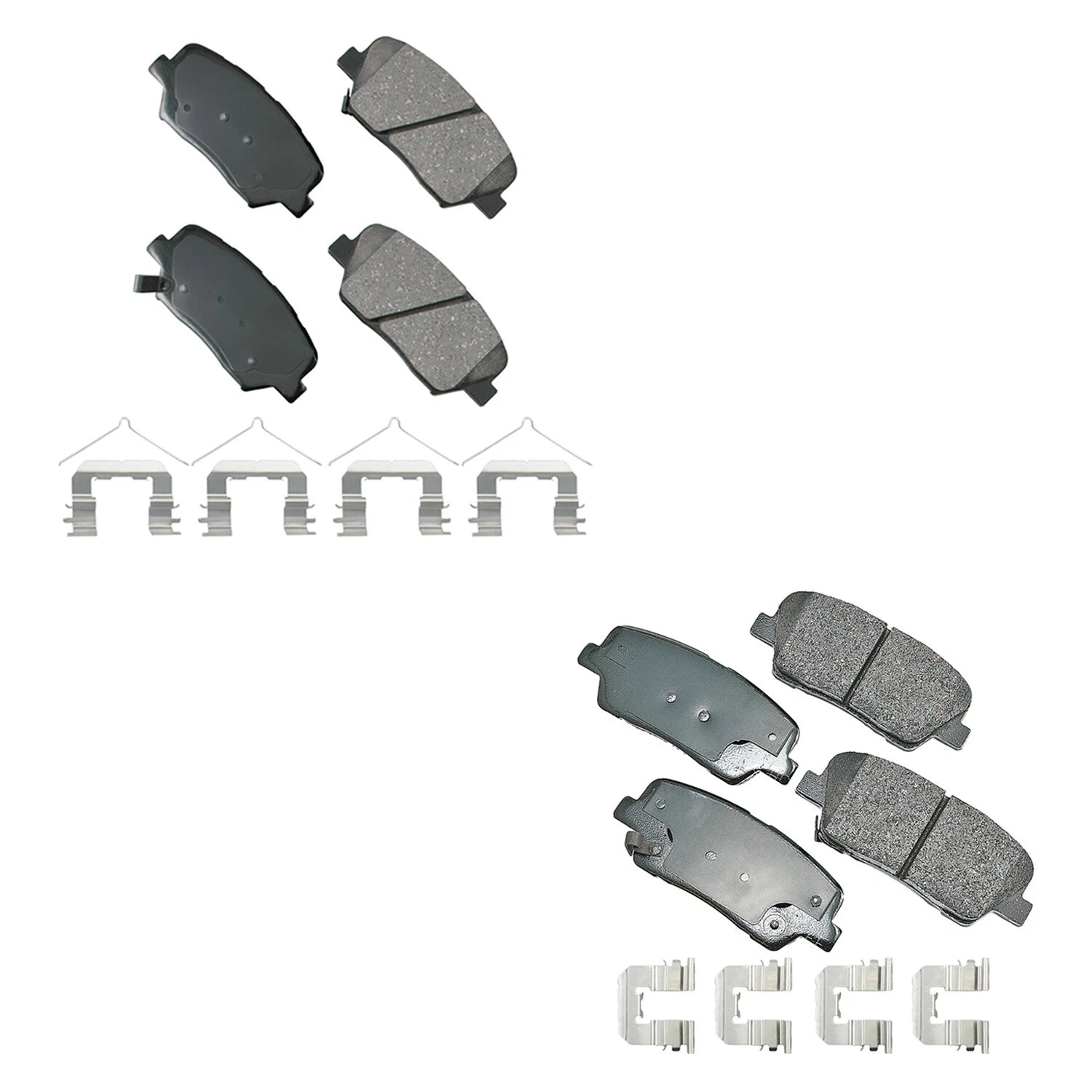 Akebono ProACT Disc Brake Pad Kit for Kia Sorento (2011–2020)
