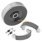 Rear Brake Drum Hub & Shoe Spring Kit for Yamaha Big Bear 250 400 Kodiak 400 (1990–2006)