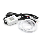 80MM RGB COB Car Headlight LED Halo Rings Light (Fits Various Models)