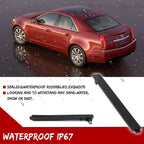 Smoked Rear Bumper Side Marker Light Reflectors for Cadillac CTS (2008–2013)