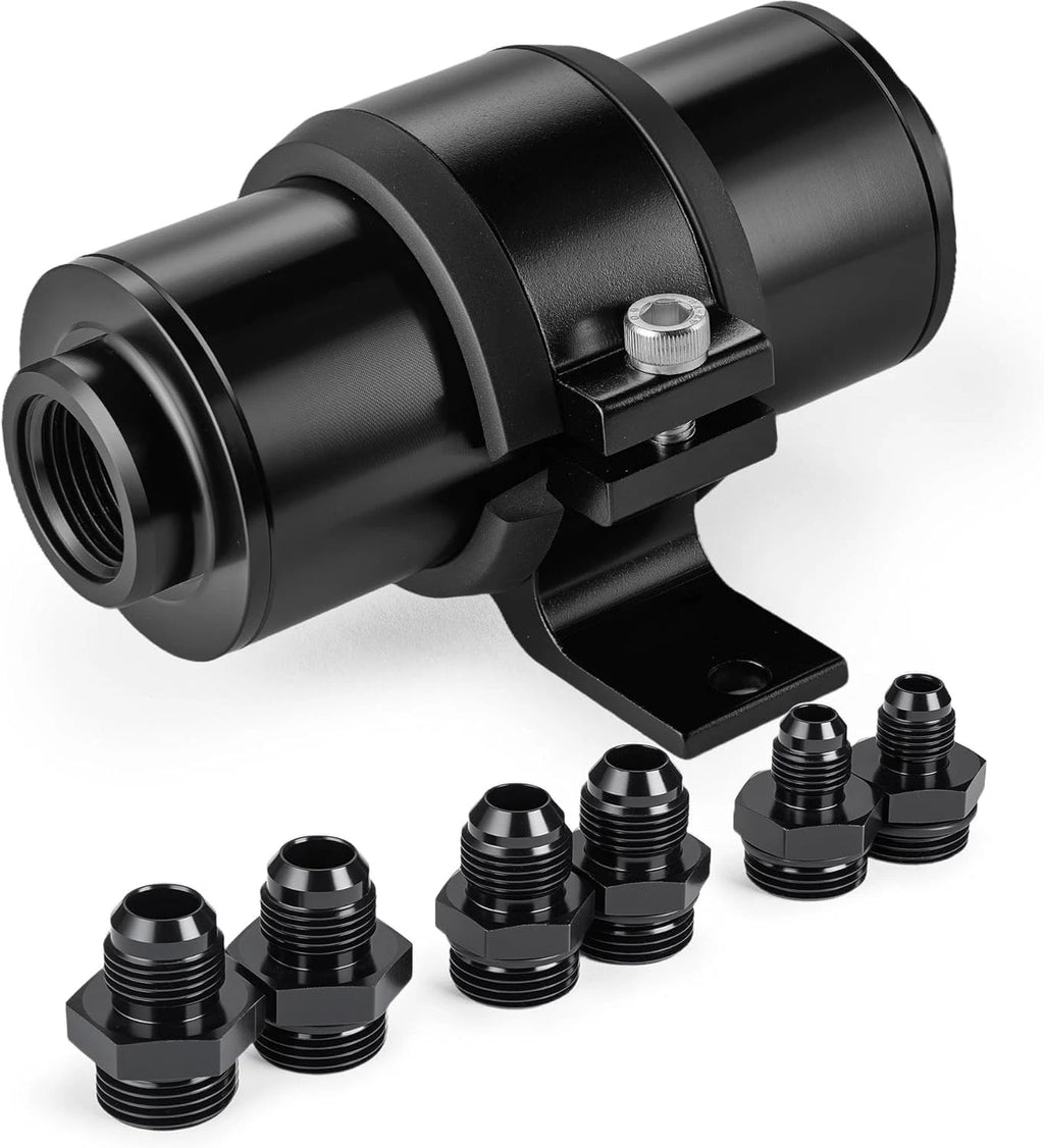 10 Micron Inline Fuel Filter for Universal Applications (with 6AN, 8AN, 10AN)