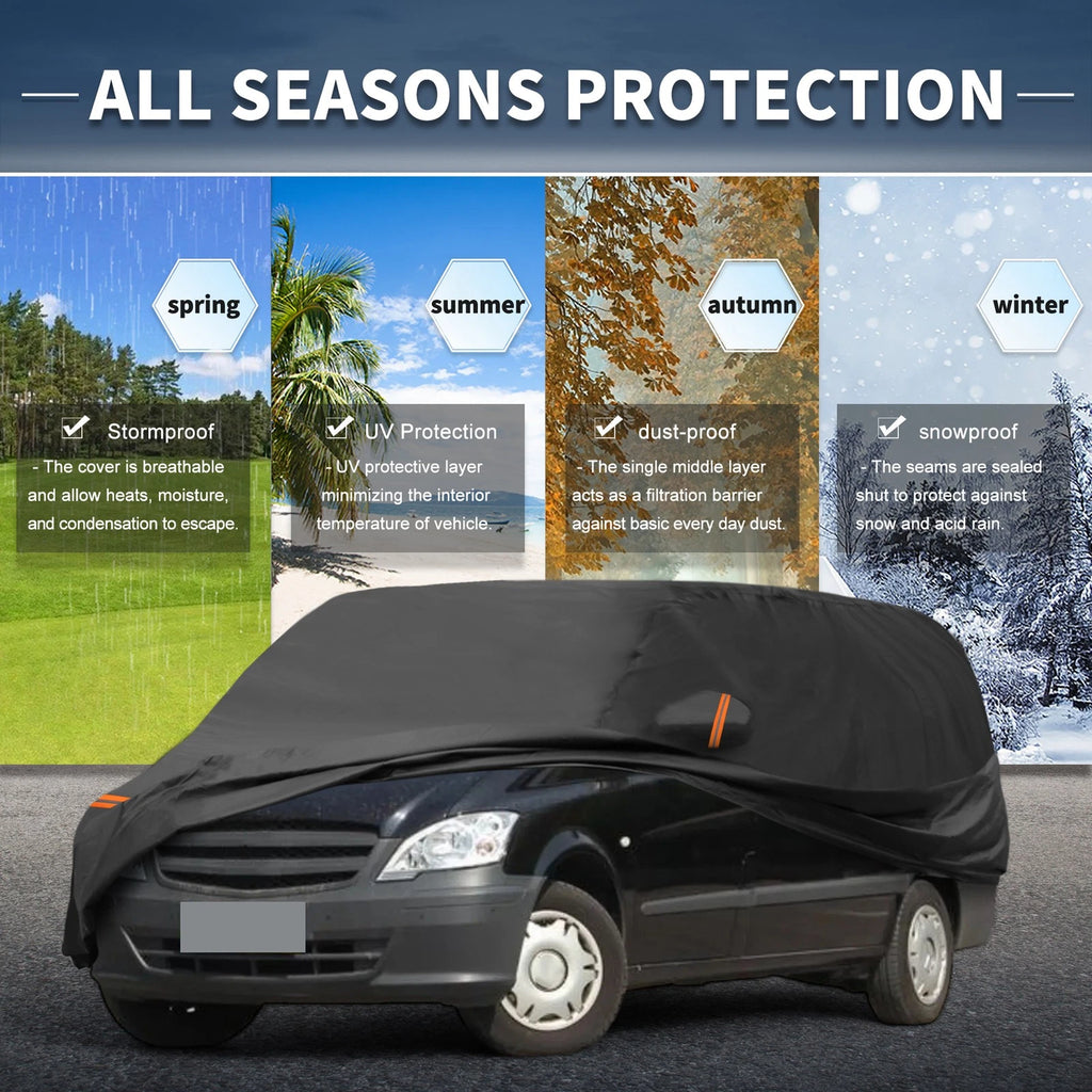 Waterproof Car Cover for Mercedes-Benz Vito (2003–2014) PEVA Spunlace Cotton
