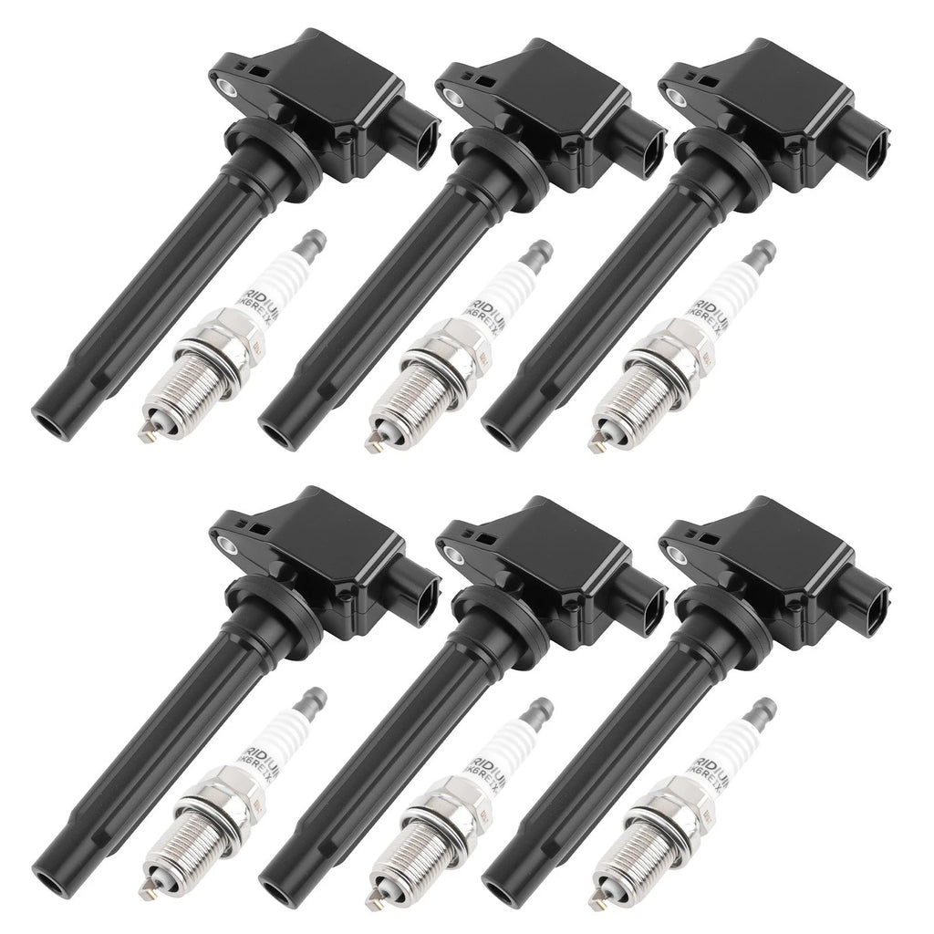 Set of 2 Ignition Coils & Spark Plugs for Suzuki Grand Vitara V6 (2006–2014)
