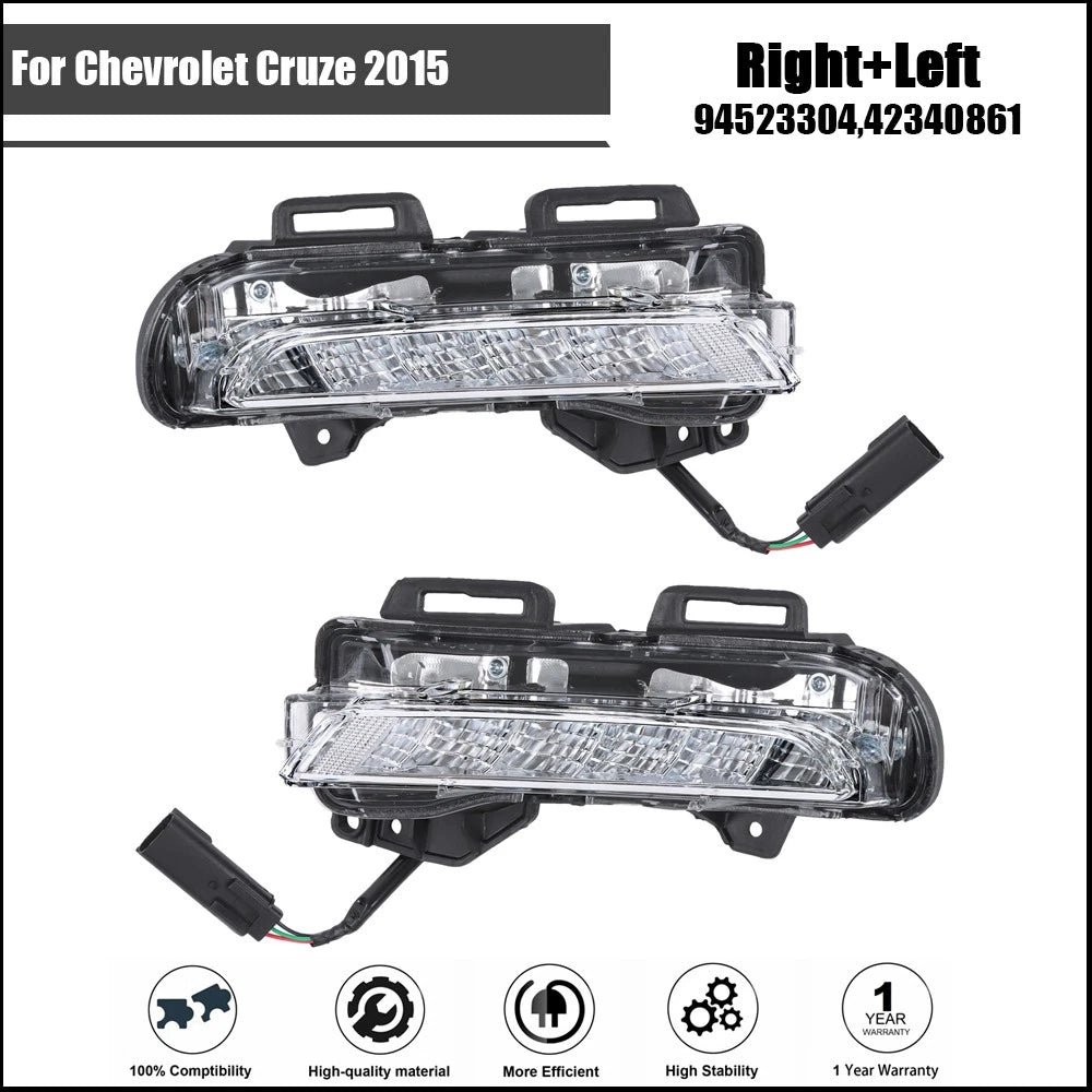 LED Fog Lights for Chevrolet Cruze (2015) Right & Left Side
