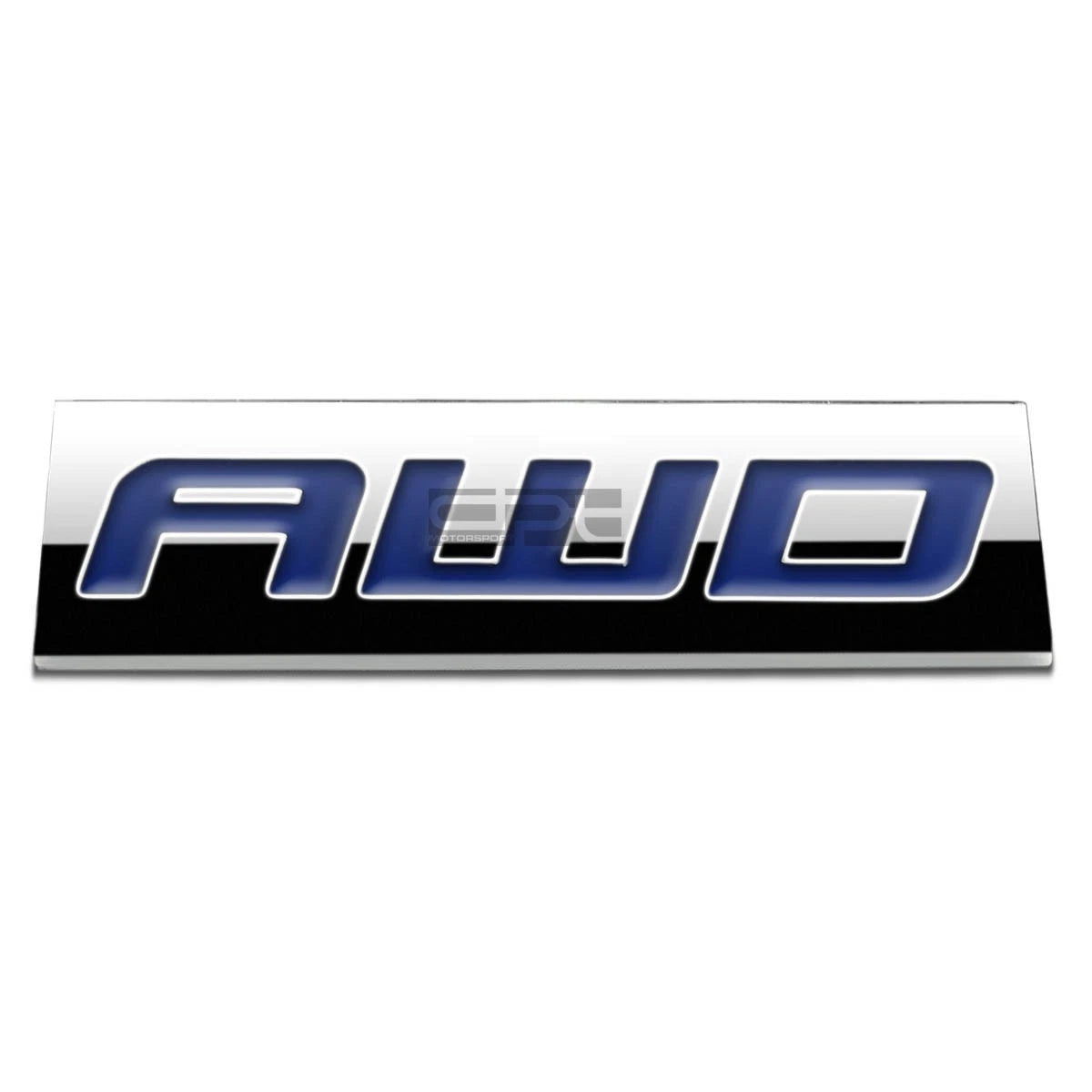 3D Polished Blue Lettering Emblem Badge for AWD Vehicles