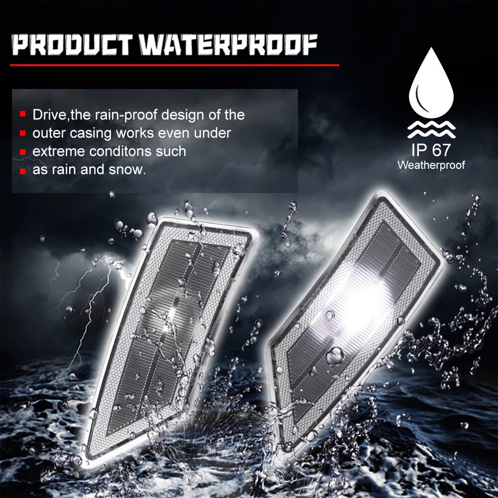Clear Front Fender Side Marker Lights for Ford Ranger (2019–2021)