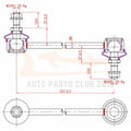 12x Sway Bars Ball Joints Tie Rod Ends for Nissan Frontier (2001–2004)