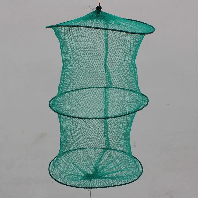 Foldable Knotless Fishing Net for Small Fish Protection (Fishing Gear)