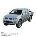 E4 Fog Lamp Spot Light + Black Cover Set for Mitsubishi Triton L200 (09-14)