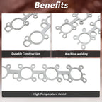 2 x Exhaust Manifold Header Gaskets for Toyota Land Cruiser (2008-2021)