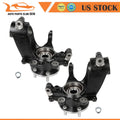 2 Front Wheel Hub Bearings & Steering Knuckles for Ford Focus (2012–2018)