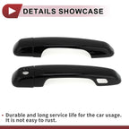 Set of 4 Car Door Handle Covers for Toyota Land Cruiser  Gloss Black ABS