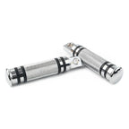 Chrome Aluminum H-D Male Mount Footpegs Footrests for Harley Davidson