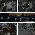 Smoked Headlight & Clear Side Corner Lamps for Ford F150 (2004–2008)