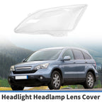 1 Pcs Headlight Lens Cover for Honda CR-V (2007–2011) PC Clear