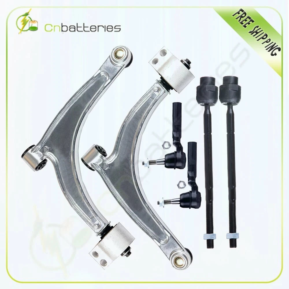 2x Lower Control Arms & 4x Inner Outer Tie Rods for Pontiac G6 (2005–2009)
