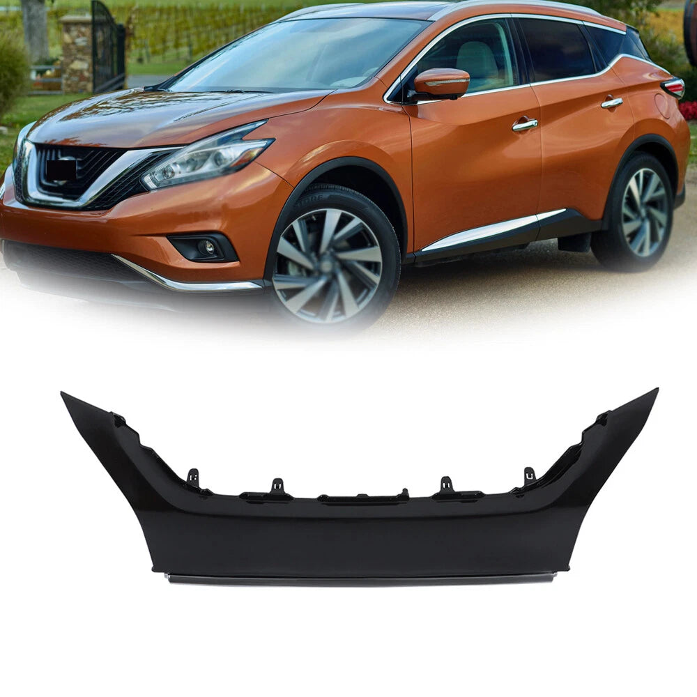Front Bumper Trim for Nissan Murano (2019â2024) Black Plastic