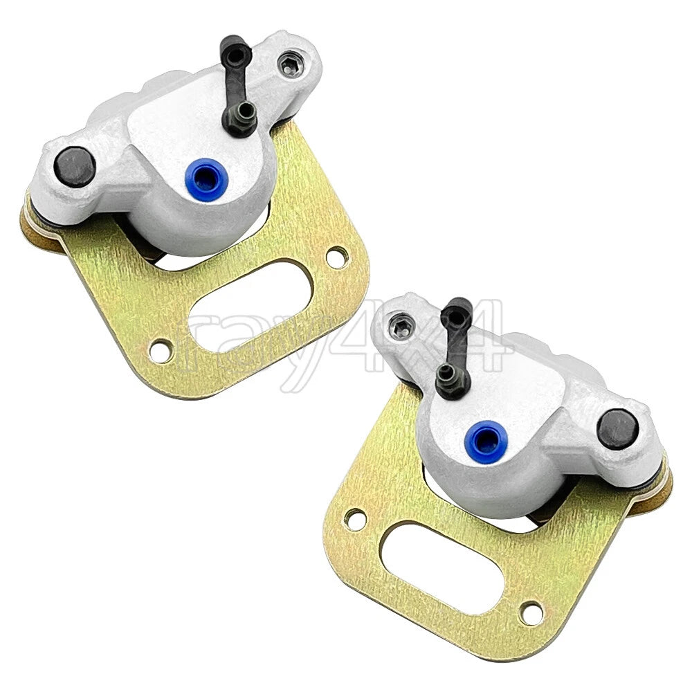 Front Brake Calipers & Pads for Polaris Big Boss 350L 400L 500 Sportsman 400 500