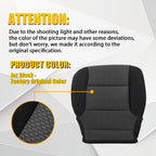 Driver Bottom Cloth Seat Cover for Chevy Silverado 1500 2500HD (2014–2019)