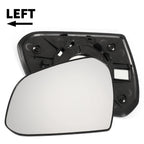 Left Side White Mirror Glass for Hyundai I10 (2013–2019)