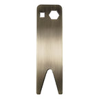 Multi Spanner Wrench Tool for Guitar and Bass Parts (Anti Rust Silver)